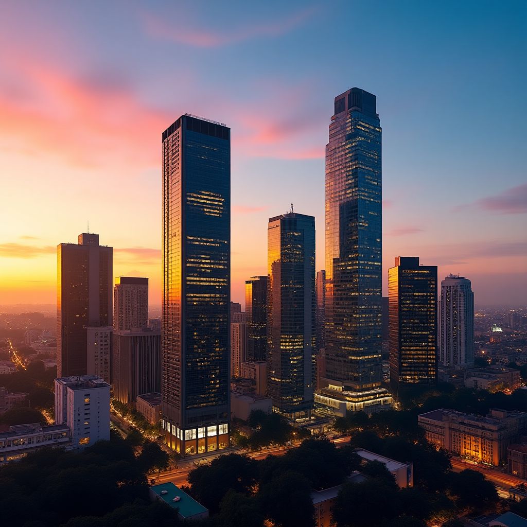 Skyline financiero de Buenos Aires